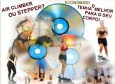 7 DVDS/EXERCÍCIOS TURBINADOS/AIR CLIMBER, STEPPER, SIMILARES